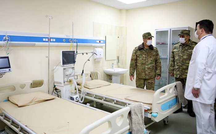 Hərbi hospitalın yoluxucu xəstəliklər bölməsinin açılışı olub