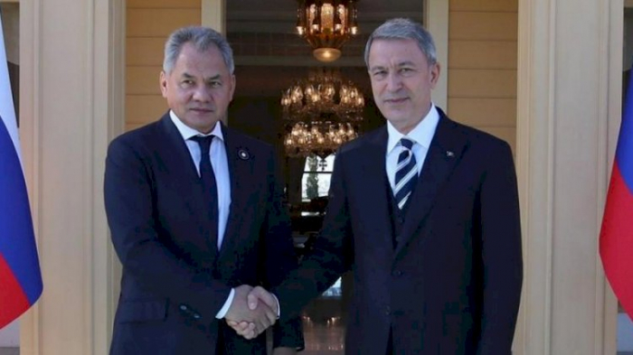  Hulusi Akar Sergey Şoyqu ilə danışıqlar apardı 