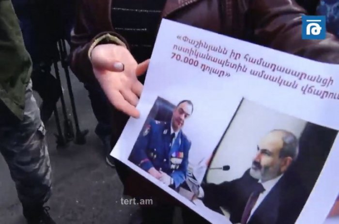  "Paşinyan sinif yoldaşına hər ay 70 min dollar verir" -  Etirazçı   