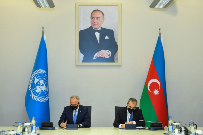    أذربيجان توقع على وثيقة تعاون جديدة مع الأمم المتحدة  