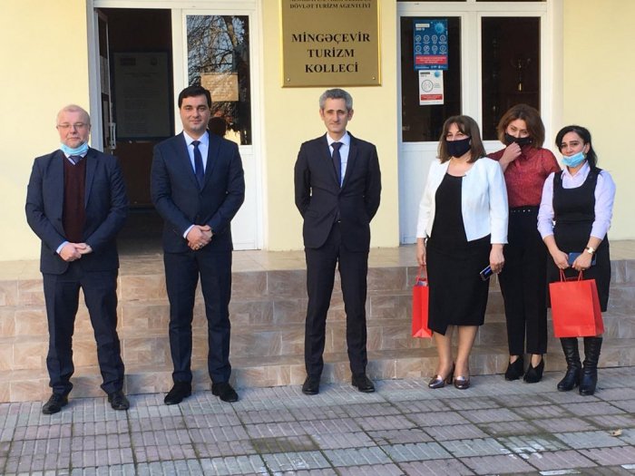 Fransa səfiri Mingəçevirə getdi -  FOTO 