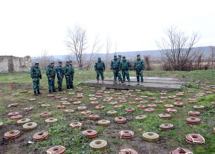   Grenzschutzbeamte räumen etwa 1.200 von Armeniern begrabene Minen  