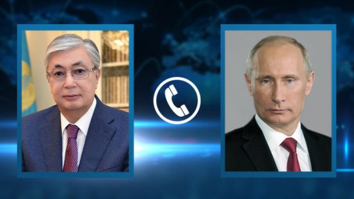 Putinlə Tokayev telefonla danışdılar