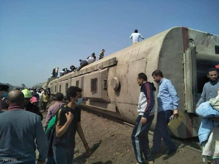 مصر تعلن العدد الرسمي لقتلى حادث "قطار طوخ"