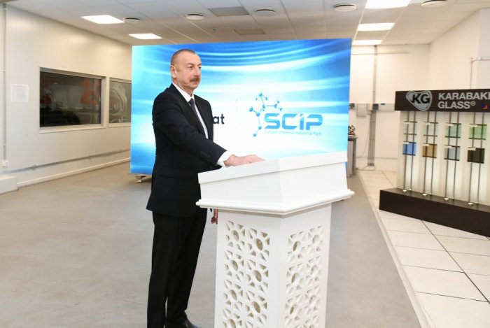  Azerbaijani President Ilham Aliyev inaugurates Hajigabul Industrial Quarter 