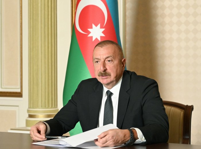  President Aliyev meets with WHO Director-General in video format 