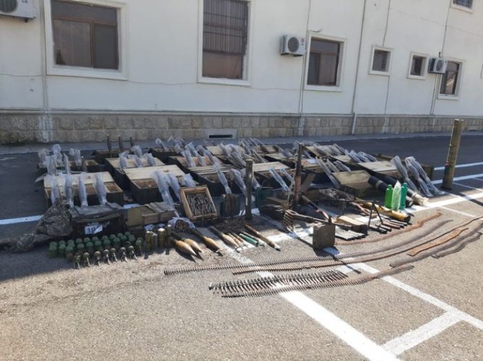   Detectaron gran catidad de municiones en Fuzuli  