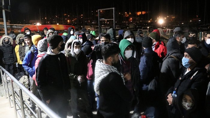 Türkiyədən Avropaya getmək istəyən 109 miqrant saxlanıldı