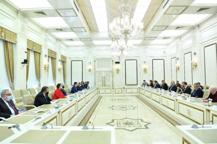 İraq parlamentinin nümayəndə heyəti Milli Məclisdə  
