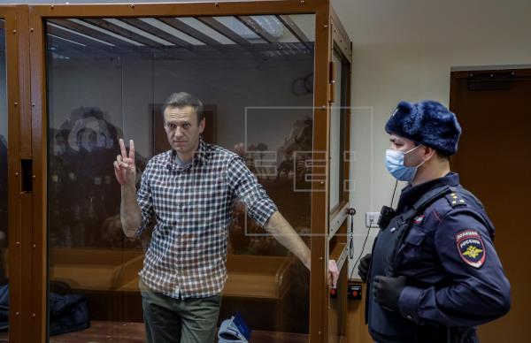 Navalni, ingresado en la enfermería de la prisión donde cumple condena