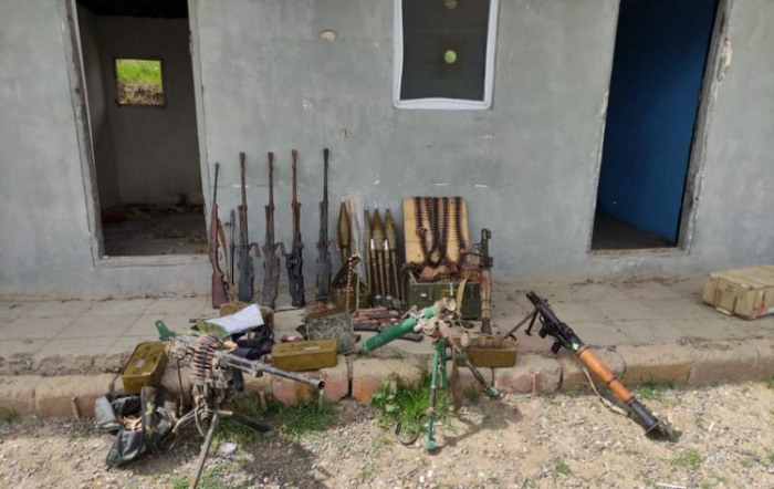   Les munitions abandonnées par des Arméniens ont été trouvées à Khodjavend  