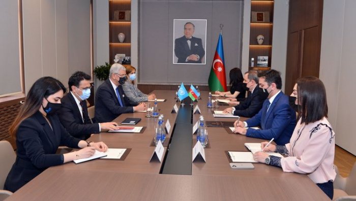  Azerbaijani FM informs Volkan Bozkir about mine threat -  PHOTOS  