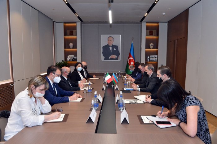   Azerbaijani FM meets delegation of Italian Senate  