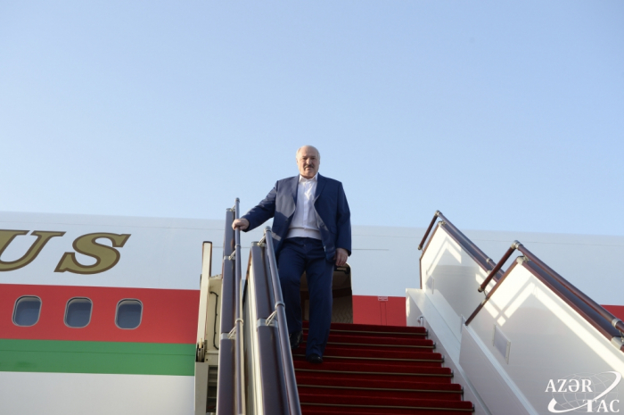  Belarussischer Präsident kommt in Aserbaidschan an 