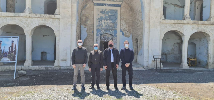  La delegación italiana visita la ciudad de Aghdam liberada de la ocupación-  Fotos  