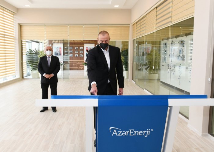  President Ilham Aliyev inaugurates newly renovated two substations - PHOTOS