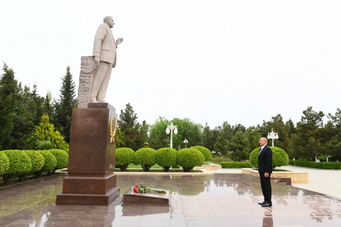  President Ilham Aliyev visits Hajigabul district 
