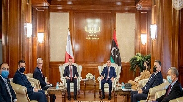 رئيس وزراء مالطا يصل إلى طرابلس في زيارة رسمية إلى ليبيا