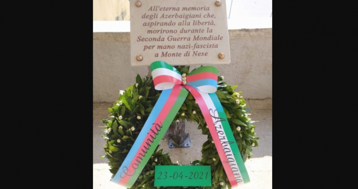 İtaliyada azərbaycanlıların xatirəsi anılıb