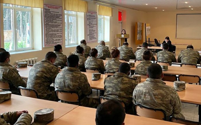 Servicemen of Azerbaijan Army attend seminar
