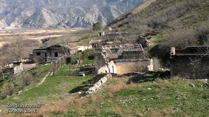     Videomaterial   von Turabad Dorf in der Region Zangilan   