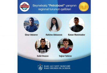 La Escuela Superior de Petróleo de Bakú gana el concurso regional Petrobowl