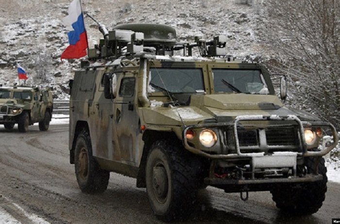 Two Russian peacekeepers injured in mine explosion