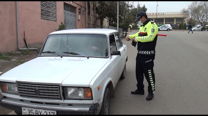 Yol polisi Qərb rayonlarında reyd keçirdi