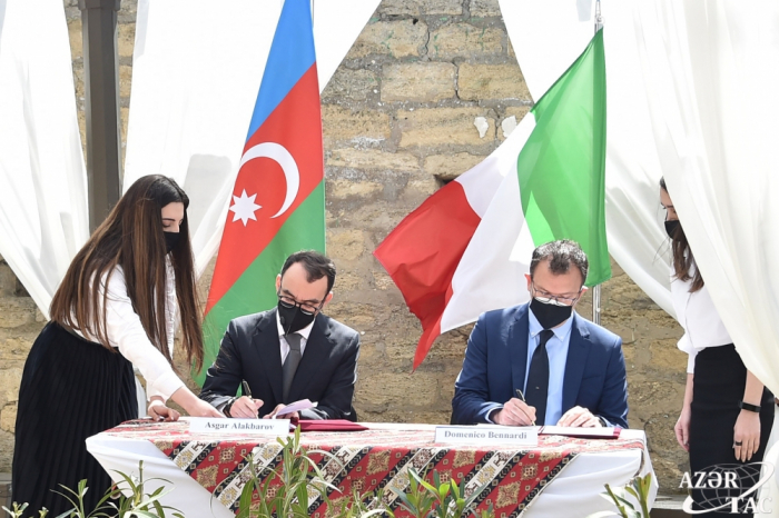La Reserva de Icherisheher y el municipio italiano de Matera firman un protocolo de amistad