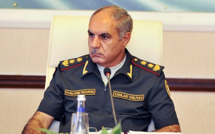       Xanlar Vəliyev:    "Ötən il hərbi cinayətlər 36,1 faiz azalıb"    
