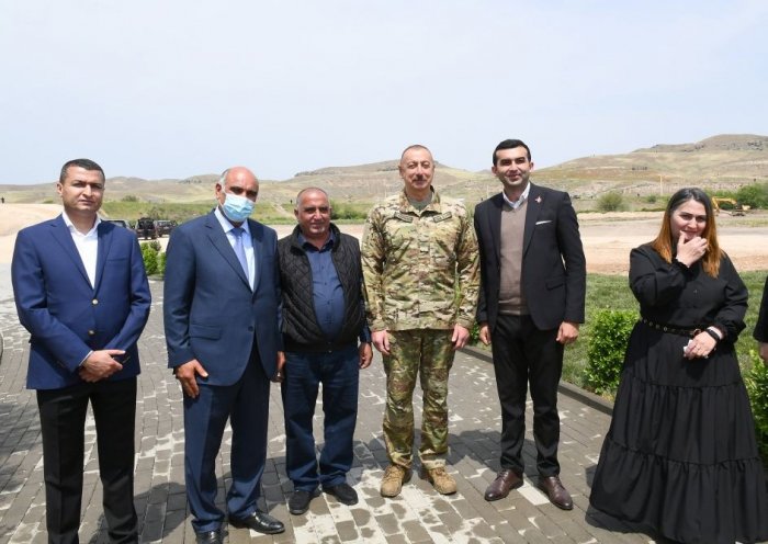   Azerbaijani president meets with residents of Zangilan district -   PHOTOS    