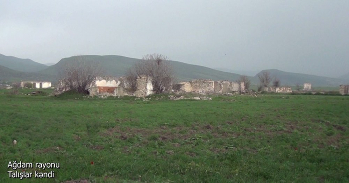   Das Verteidigungsministerium veröffentlichte Aufnahmen aus dem Talishlar-Dorf in der Region Aghdam   - VIDEO    