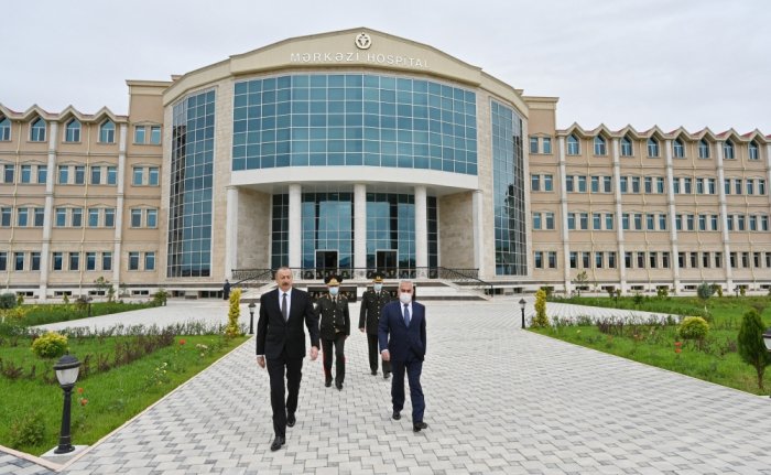    Naxçıvan Qarnizonu Mərkəzi Hospitalının açılışı olub -  FOTOLAR   