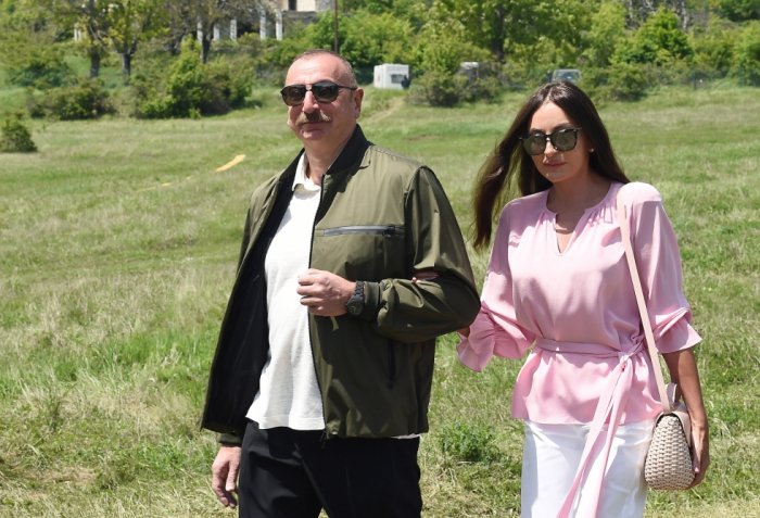   Azerbaijani President arrives in Gabala district  