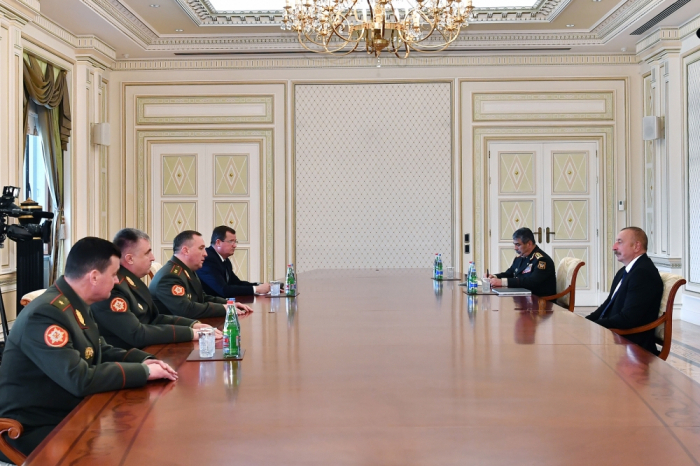   الرئيس إلهام علييف:  "التعاون العسكري مع بيلاروسيا يسفر عن نتائج جيدة للغاية" 