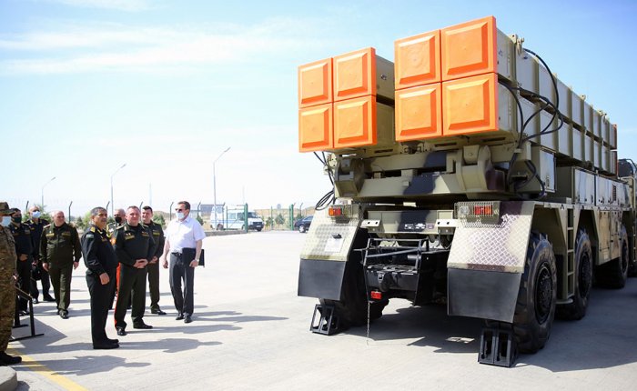  Azerbaijani and Belarusian defense minister visit military units - PHOTOS