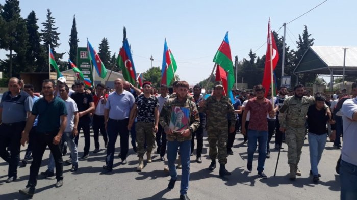    Şəhid Pərviz Nağıyev Tovuzda dəfn olundu   