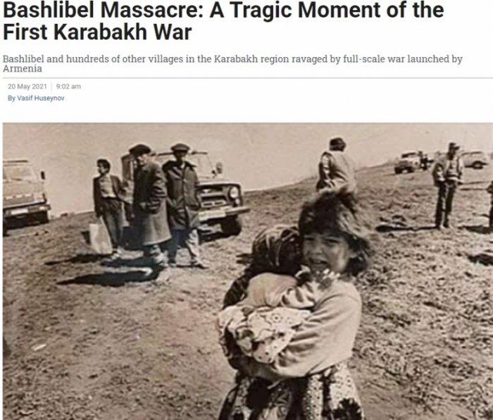 Un portal canadiense escribe sobre la masacre de Bashlibel