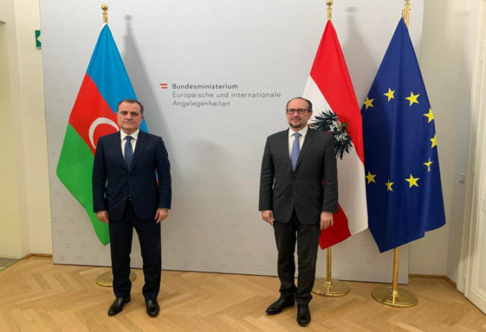  Azerbaijani FM meets his Austrian counterpart 