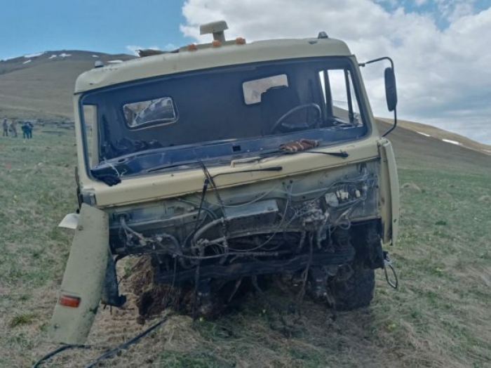  Un véhicule militaire azerbaïdjanais a heurté une mine 