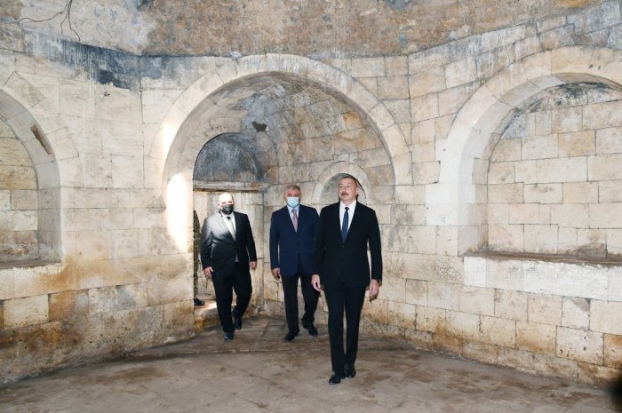  Prezident Pənahəli xanın sarayının yerləşdiyi imarət kompleksində -  FOTOLAR (YENİLƏNİB)  