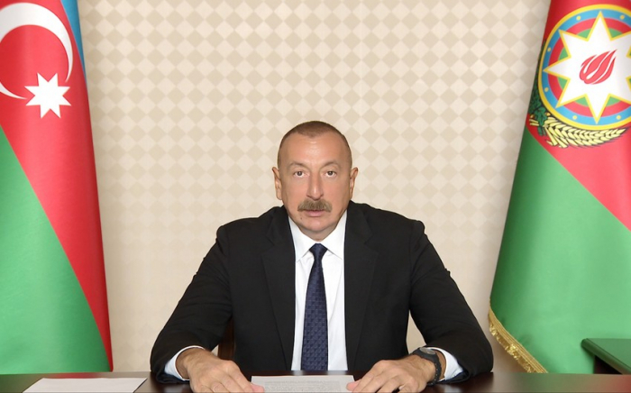 Azerbaijani president addresses 74th videoconference session of World Health Assembly
