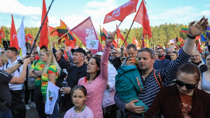 Tausende Litauer protestieren gegen Anerkennung gleichgeschlechtlicher Lebenspartnerschaften