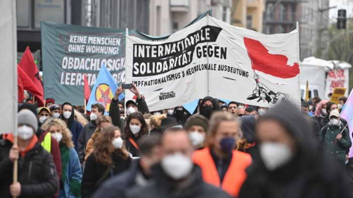   Proteste gegen Kapitalismus zum 1. Mai  