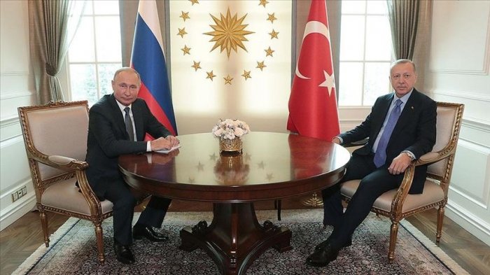   Erdogan et Poutine discutent de la situation en Palestine  