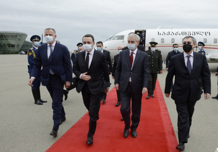   Georgian PM Garibashvili arrives in Azerbaijan  