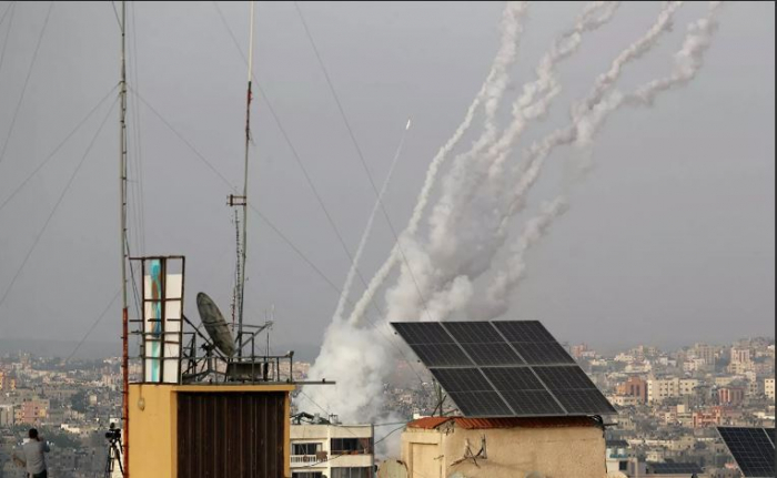Raket zərbəsi nəticəsində 6 israilli yaralanıb