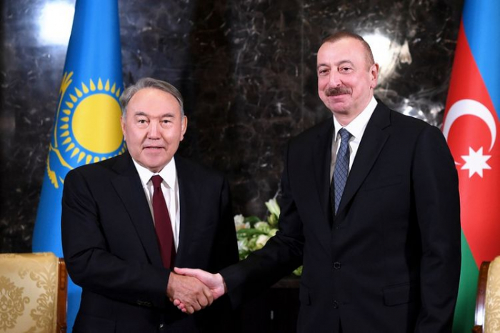    Nursultan Nazarbayev İlham Əliyevi təbrik edib     
