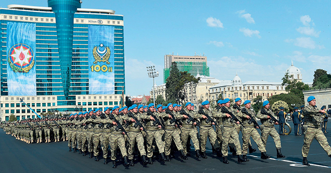     يتم الاحتفال بيوم القوات المسلحة في أذربيجان    