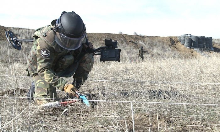   Azerbaijan continues landmine clearance operations in Aghdam district  